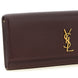 Saint Laurent Bordeaux Calfskin Clutch Bag
