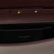 Saint Laurent Bordeaux Calfskin Clutch Bag