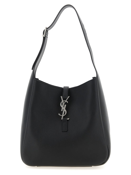 Saint Laurent Black Calfskin Shoulder Bag