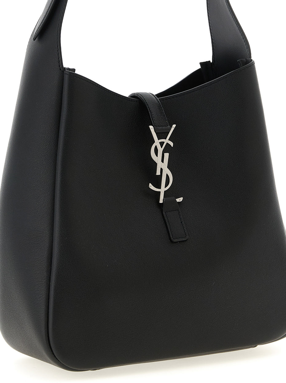 Saint Laurent Black Calfskin Shoulder Bag