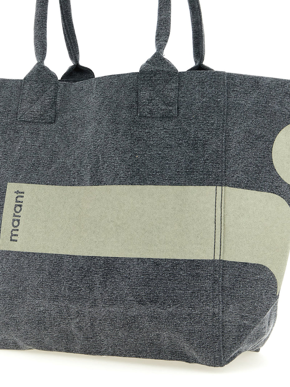 Isabel Marant Black Cotton Tote Bag