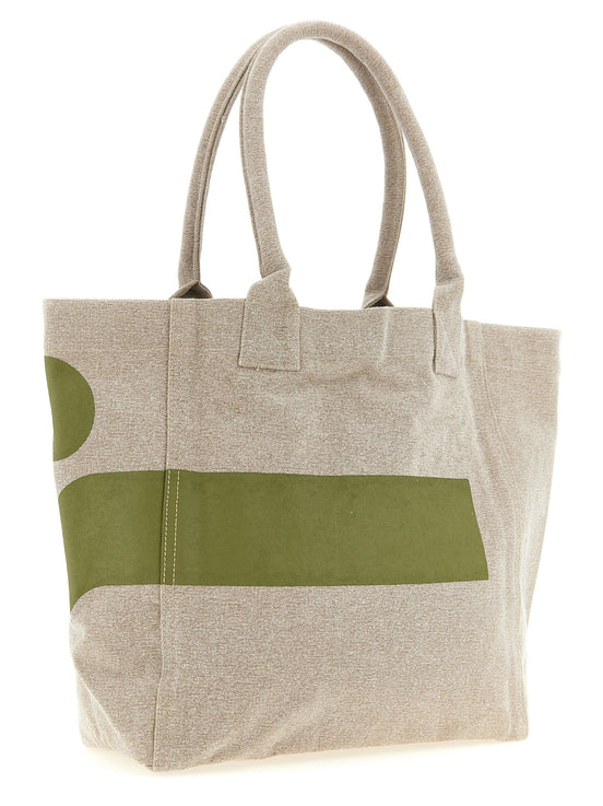 Isabel Marant Bicolor Cotton Tote Bag