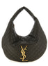 Saint Laurent Brown Lamb Leather Shoulder Bag