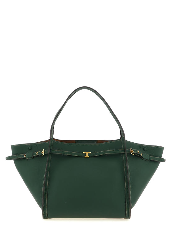 Tod's Bicolor Calfskin Tote Bag