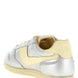 Autry Silver Cowhide Low Top Sneakers