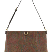 Etro Brown Cotton Clutch Bag