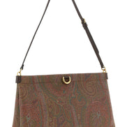 Etro Brown Cotton Clutch Bag