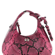 Ganni Fuchsia Recycled Polyester Handbag