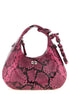 Ganni Fuchsia Recycled Polyester Handbag