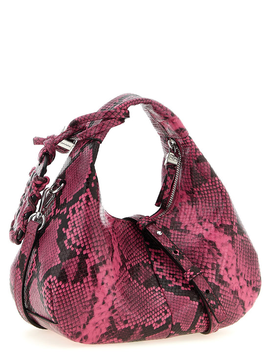 Ganni Fuchsia Recycled Polyester Handbag
