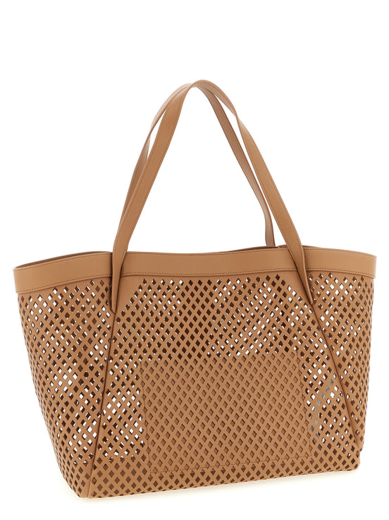 Twinset Brown Polyethylene Tote Bag