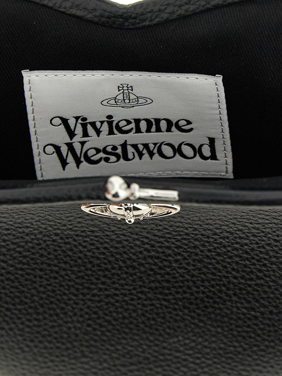 Vivienne Westwood Black Polyethylene Handbag