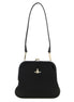 Vivienne Westwood Black Viscose Clutch Bag