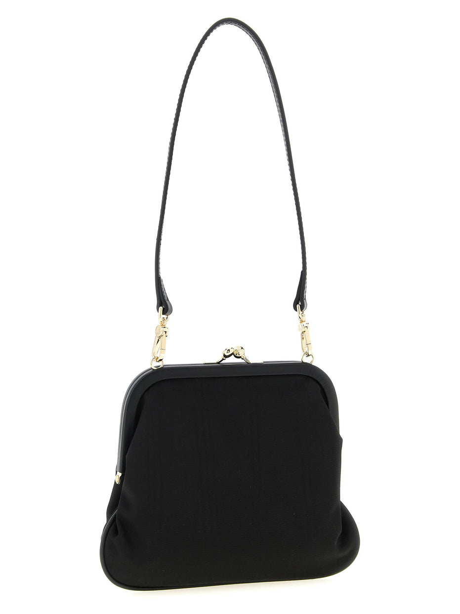 Vivienne Westwood Black Viscose Clutch Bag