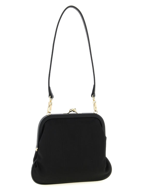Vivienne Westwood Black Viscose Clutch Bag