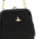Vivienne Westwood Black Viscose Clutch Bag
