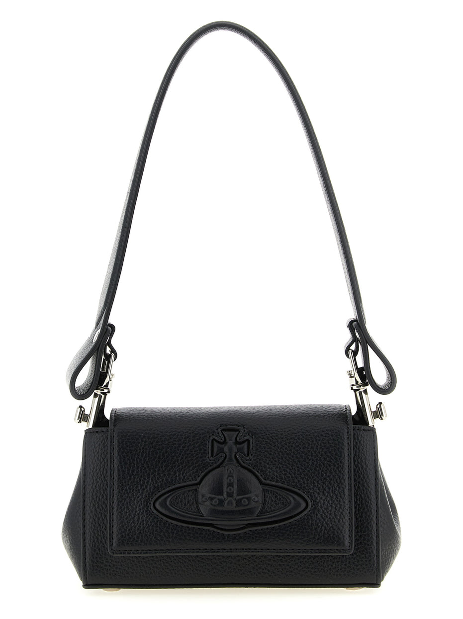 Vivienne Westwood Black Polyethylene Shoulder Bag