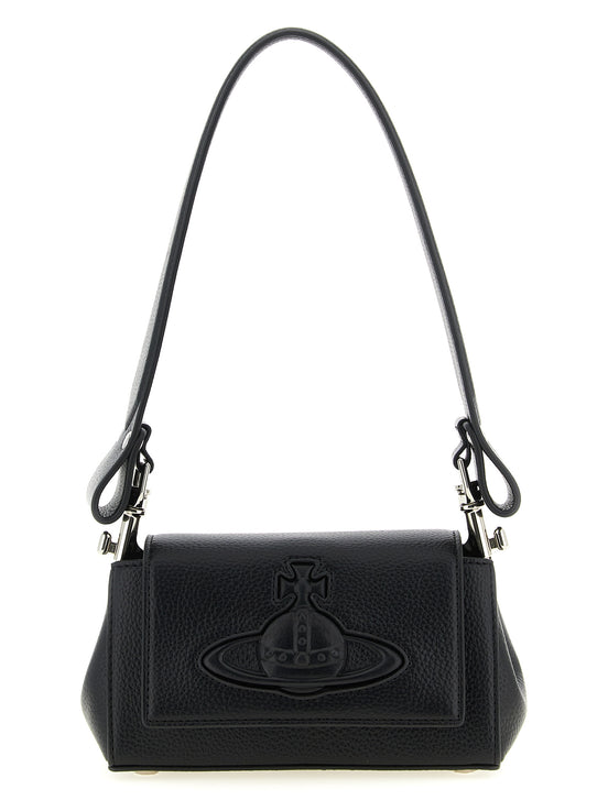 Vivienne Westwood Black Polyethylene Shoulder Bag