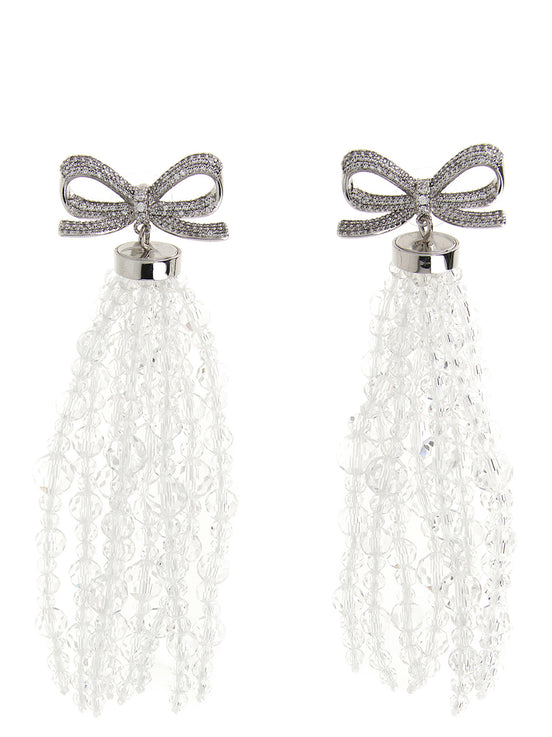 Self-Portrait Silver Copper Earrings