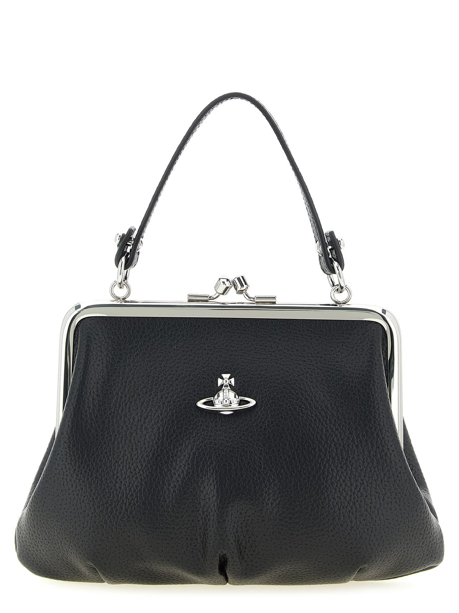 Vivienne Westwood Black Polyethylene Handbag