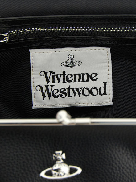 Vivienne Westwood Black Polyethylene Handbag