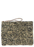 Ibeliv Bicolor Raffia Clutch Bag