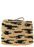 Ibeliv Multicolor Raffia Clutch Bag