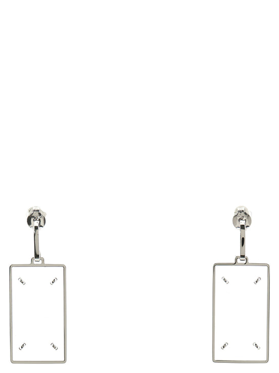Maison Margiela Silver Brass Earrings