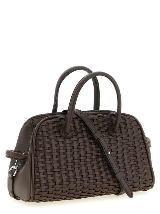 Jacquemus Brown Cotton Handbag