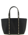 Valentino Garavani Black Calfskin Tote Bag