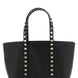 Valentino Garavani Black Calfskin Tote Bag