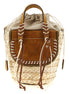 CUBA LAB Beige Pantograph Handbag