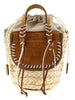 CUBA LAB Beige Pantograph Handbag