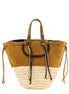 CUBA LAB Beige Leather Tote Bag
