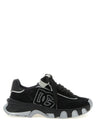 Dolce & Gabbana Black Polyamide Athletic Sneakers
