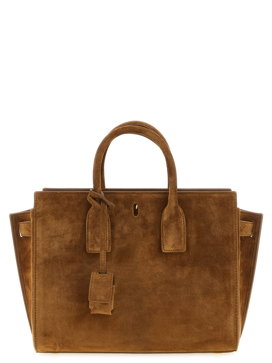 Saint Laurent Brown Calfskin Handbag