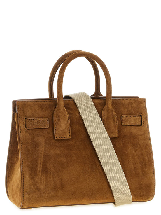 Saint Laurent Brown Calfskin Handbag