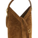 Saint Laurent Brown Calfskin Shoulder Bag