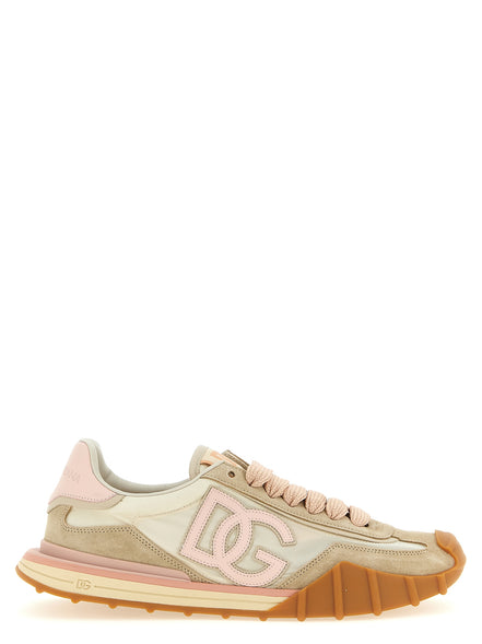 Dolce & Gabbana Multicolor Polyamide Athletic Sneakers
