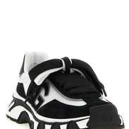 Dolce & Gabbana Bicolor Polyester Athletic Sneakers