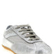 Alexander McQueen Silver Leather Athletic Sneakers