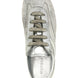 Alexander McQueen Silver Leather Athletic Sneakers