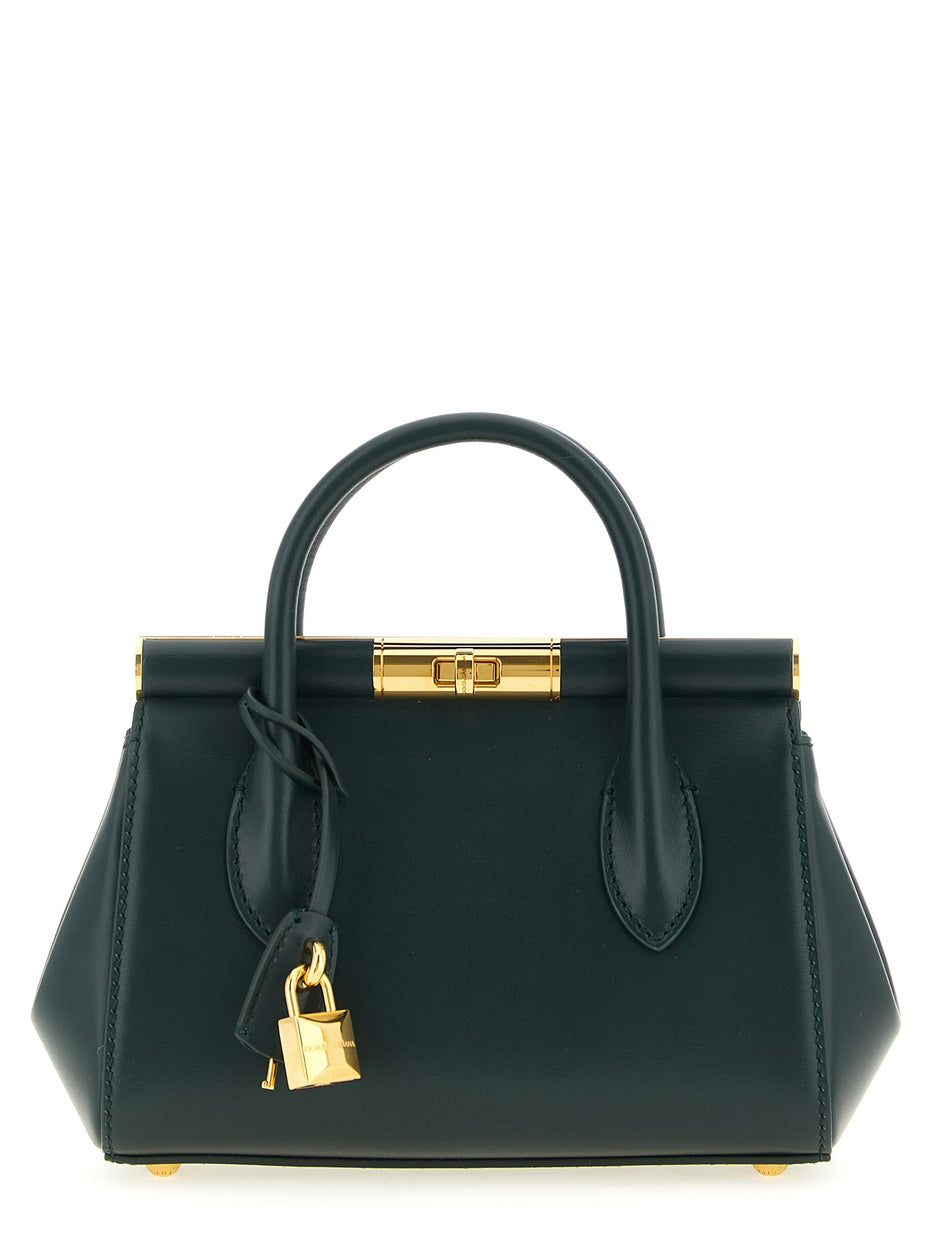 Dolce & Gabbana Bicolor Calfskin Handbag