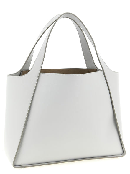 Τσάντα tote Stella McCartney γκρι από πολυαμίδιο