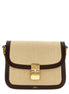 A.P.C. Beige Cotton Crossbody Bag