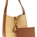 Saint Laurent Beige Raffia Shoulder Bag