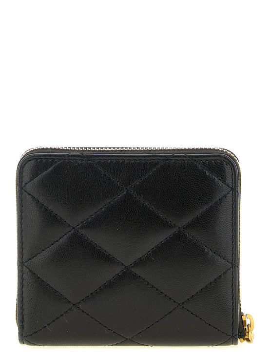 Saint Laurent Black Lamb Leather Cardholder