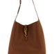 Saint Laurent Brown Calfskin Shoulder Bag