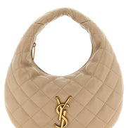 Saint Laurent Beige Lamb Leather Handbag