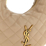 Saint Laurent Beige Lamb Leather Handbag